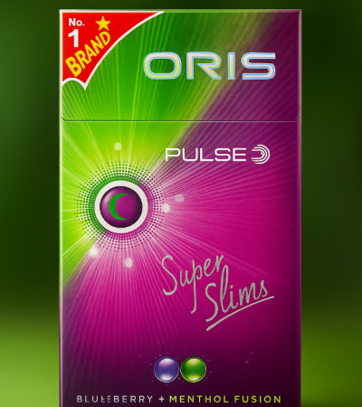Oris Pulse Blueberry Menthol Fusion SuperSlims Sigara