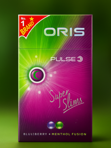 Oris Pulse Blueberry Menthol Fusion SuperSlims Sigara