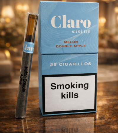 Claro Mini tip Kavun çift elma Aromalı Tekli Puro